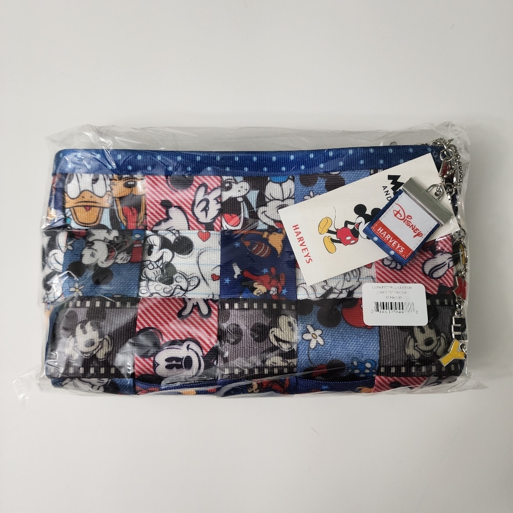 Harveys Seatbelt Convertible Clutch Patchwork